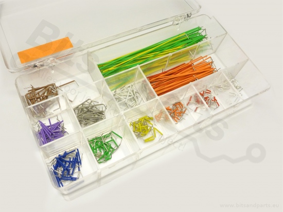 Breadboard jumper cables in storage box 350PCS  22AWG